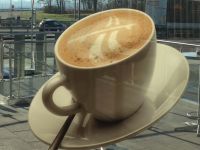 3D Kaffeewerbung fotografiert im Grauholz